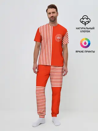 Мужская пижама с брюками / Сборная Дании.