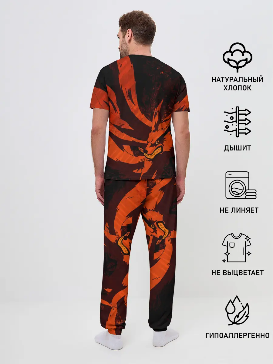 Мужская пижама с брюками / Курама / Девятихвостый