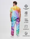 Мужская пижама с брюками / Радужная геометрия