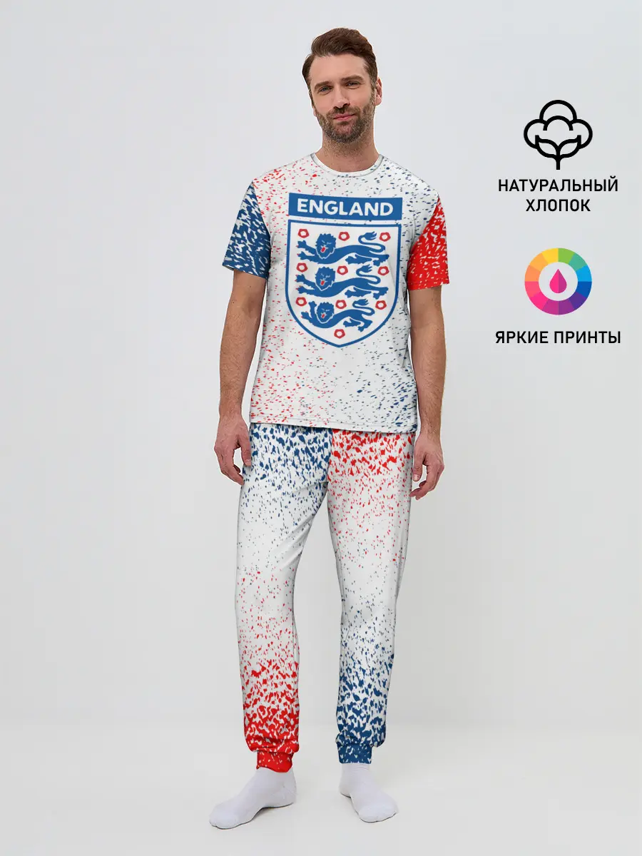 Мужская пижама с брюками / Сборная Англии