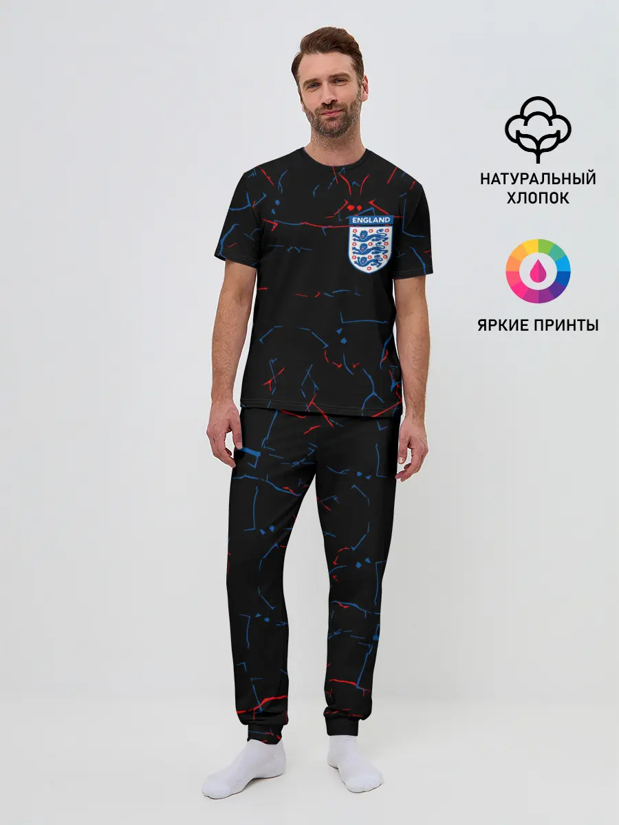 Мужская пижама с брюками / Сборная Англии.