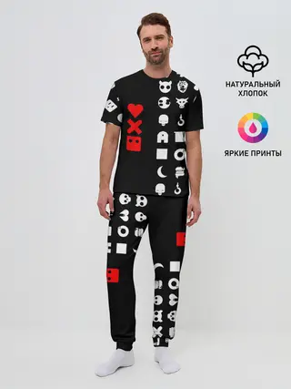 Мужская пижама с брюками / Любовь, смерть и роботы