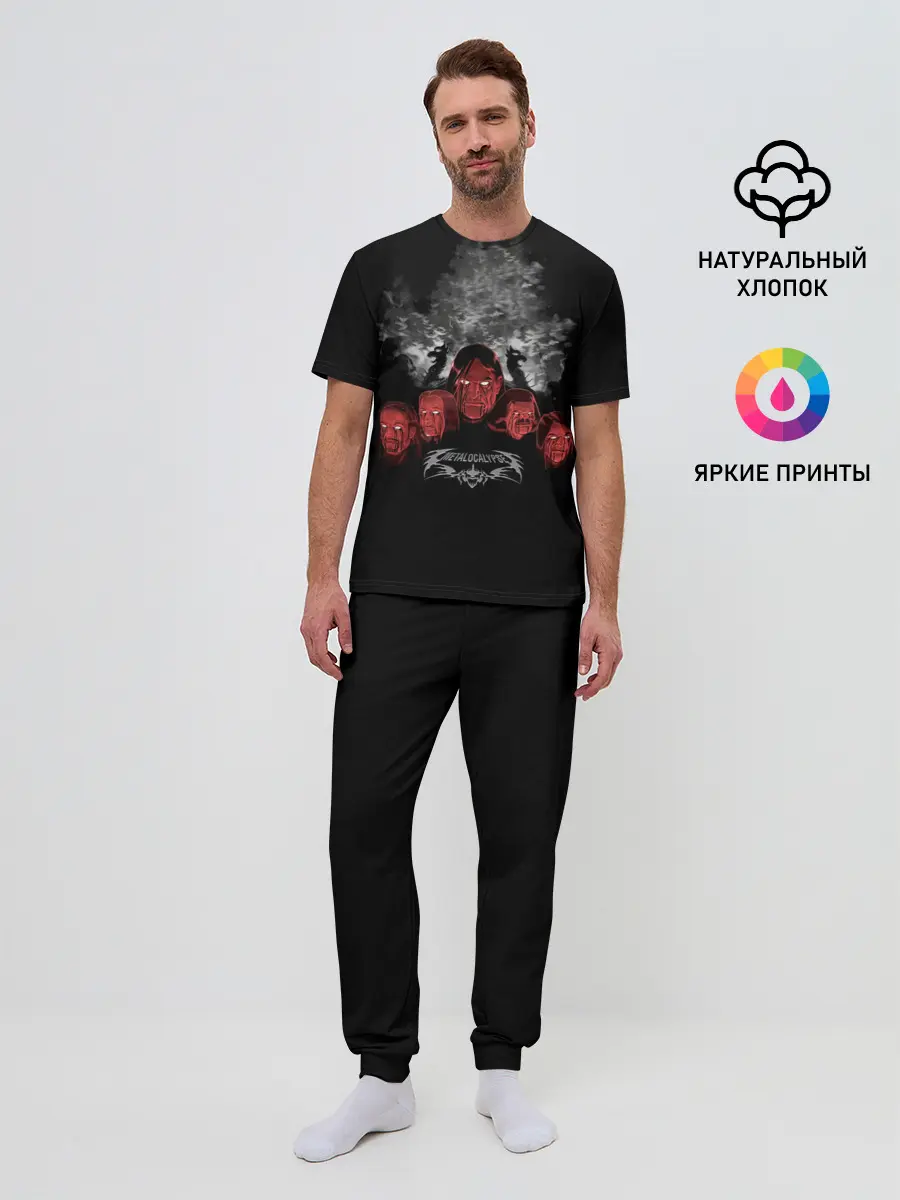 Мужская пижама с брюками / Metalocalypse