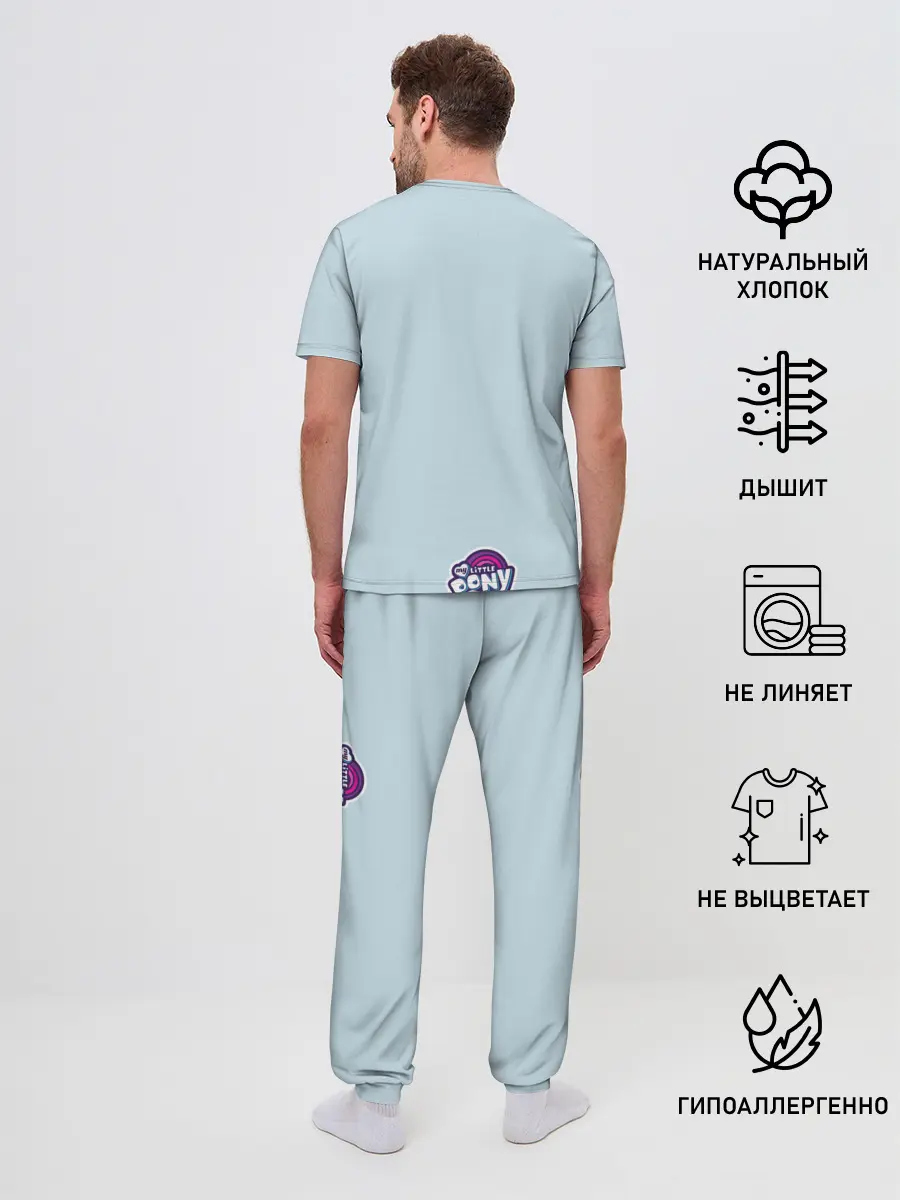 Мужская пижама с брюками / My little pony x Doctor Who