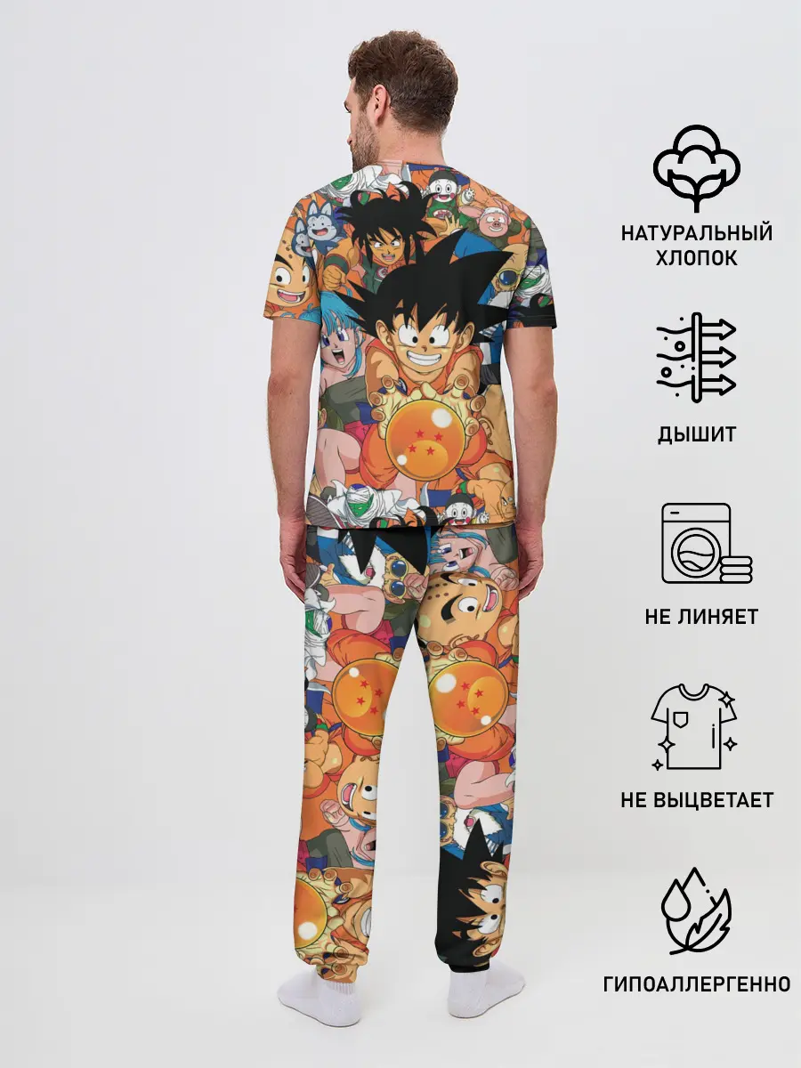 Мужская пижама с брюками / Dragon Ball
