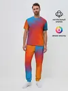 Мужская пижама с брюками / ГРАДИЕНТ АБСТРАКЦИЯ / GRADIENT