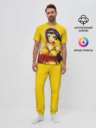 Мужская пижама с брюками / Cowboy Bebop. Фэй Валентайн