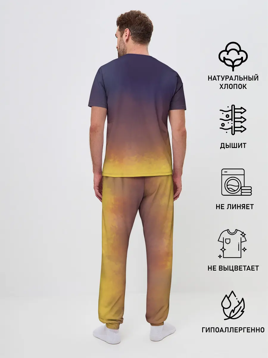 Мужская пижама с брюками / Томоэ