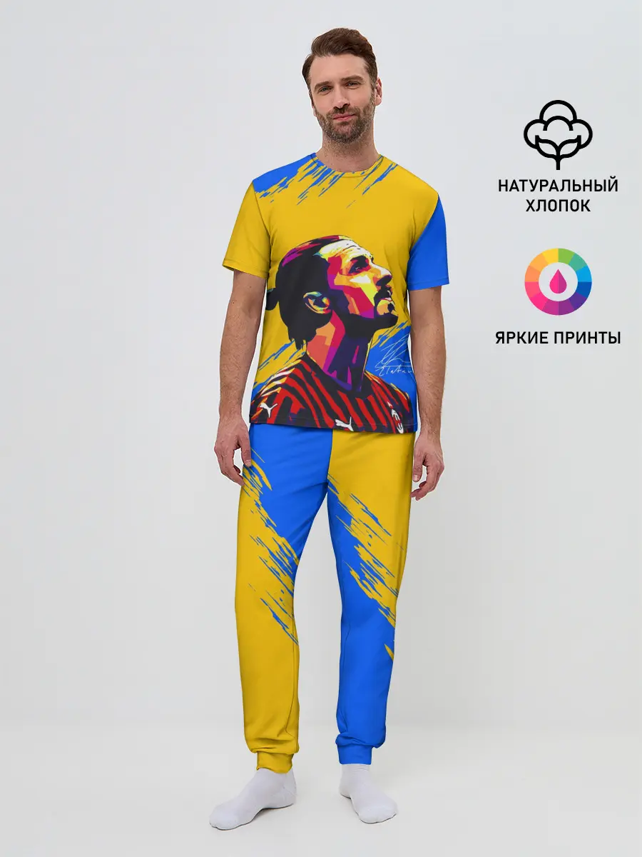 Мужская пижама с брюками / ЗЛАТАН ИБРАГИМОВИЧ / ШВЕЦИЯ