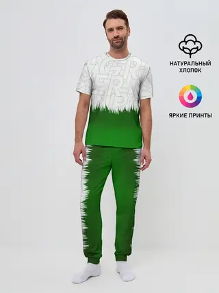 Мужская пижама с брюками / GREEN POWER