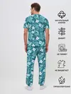 Мужская пижама с брюками / Скаты и медузы