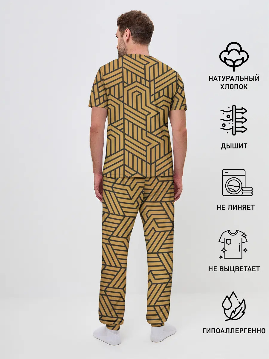 Мужская пижама с брюками / ВЕЛИКИЙ ГЕТСБИ LUXERY VINTAGE