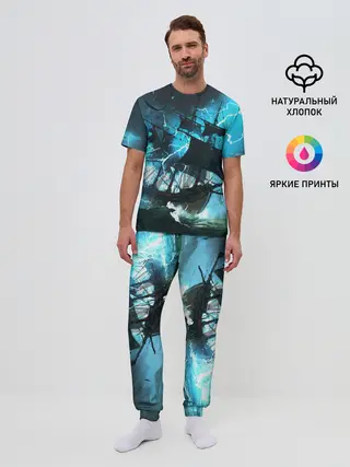 Мужская пижама с брюками / Летучий голландец
