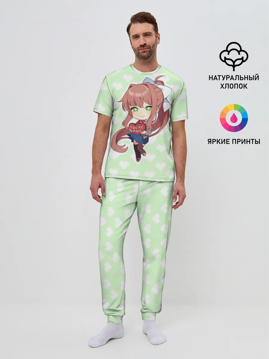Мужская пижама с брюками / Chibi Monika