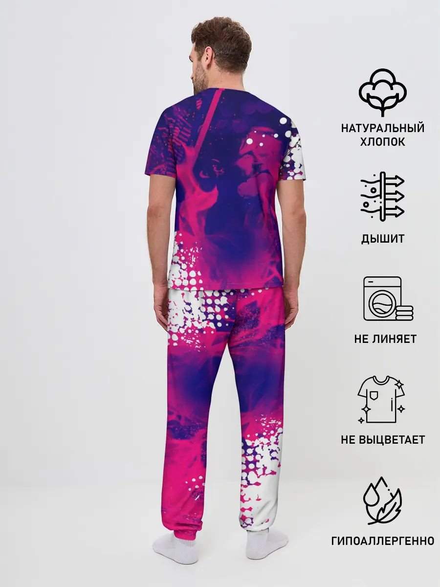 Мужская пижама с брюками / ЛИОНЕЛЬ МЕССИ / FIRE / ОГОНЬ