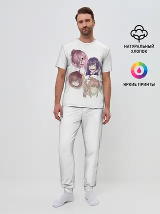 Мужская пижама с брюками / Doki Doki Literature Club