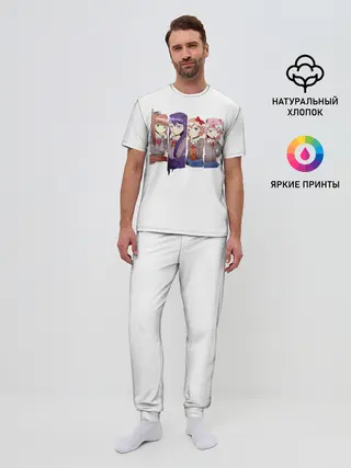 Мужская пижама с брюками / Doki Doki Literature Club