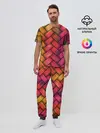 Мужская пижама с брюками / Colorful weave