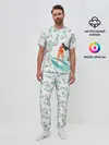Мужская пижама с брюками / Серфингистка