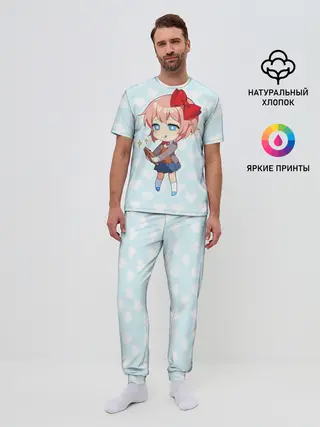 Мужская пижама с брюками / Chibi Sayori
