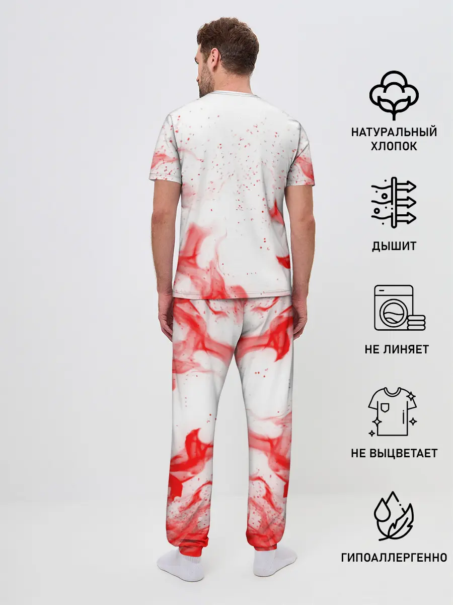 Мужская пижама с брюками / РОБЕРТ ЛЕВАНДОВСКИ / БАВАРИЯ