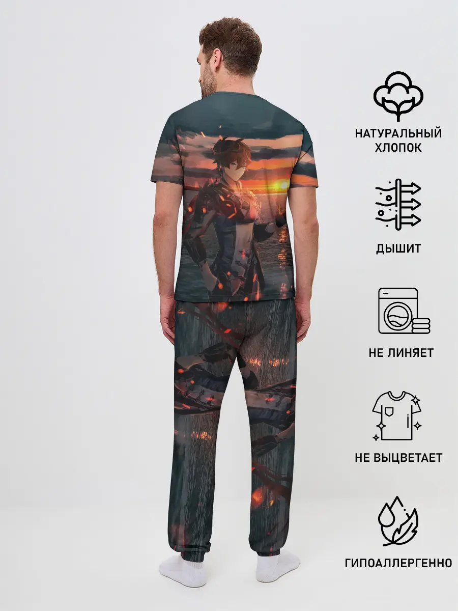 Мужская пижама с брюками / Tartaglia art