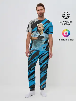 Мужская пижама с брюками / Серхио Агуэро