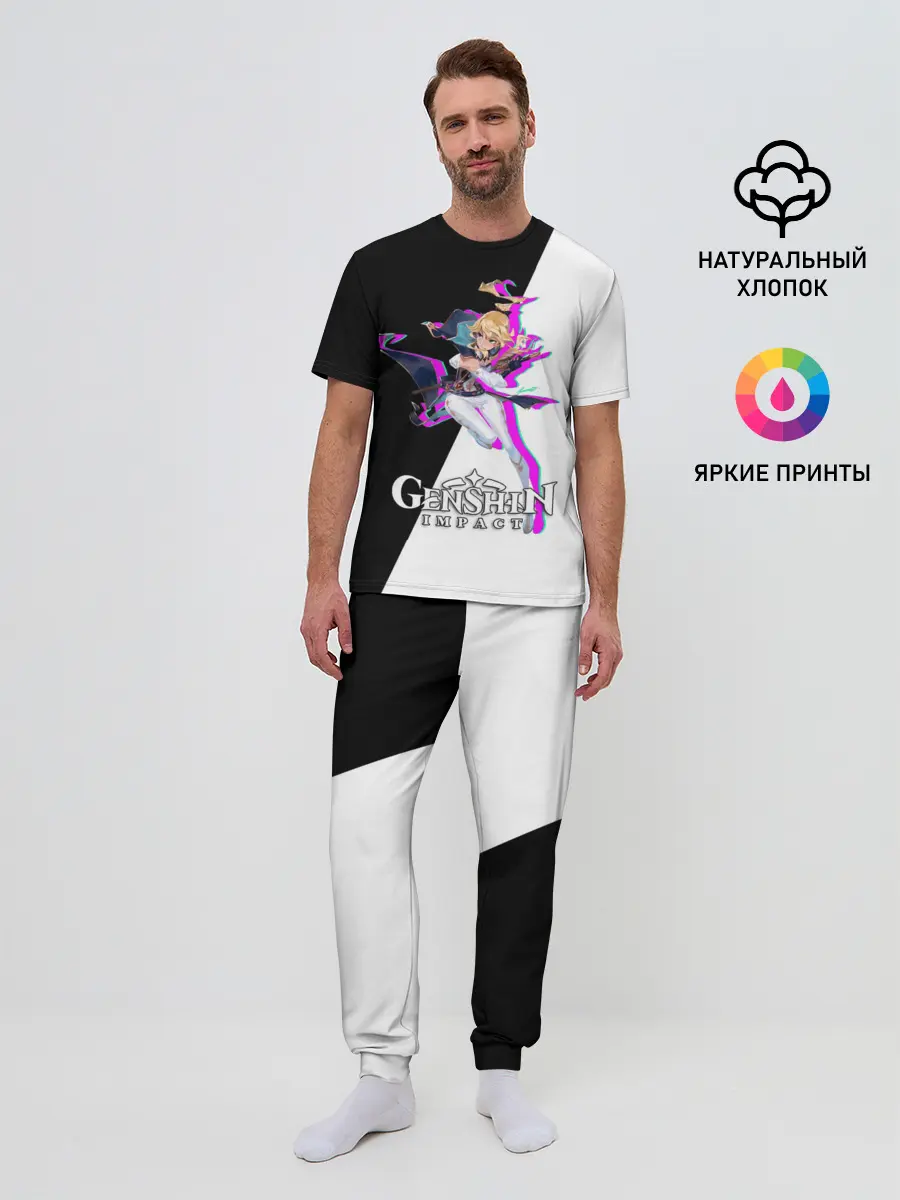 Мужская пижама с брюками / GENSHIN IMPACT / JEAN