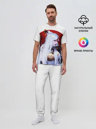 Мужская пижама с брюками / GENSHIN IMPACT / НИН ГУАН