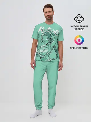 Мужская пижама с брюками / Katara Water