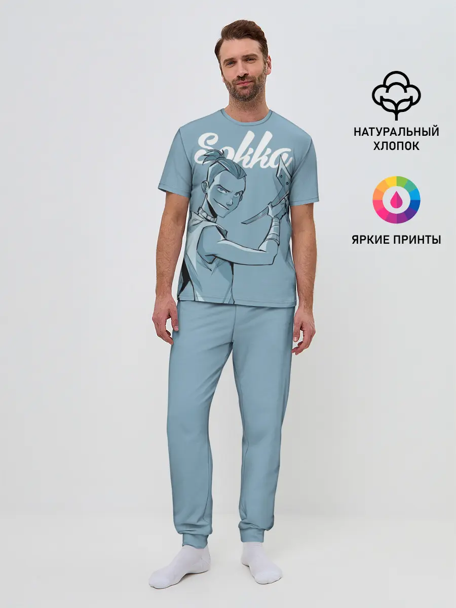 Мужская пижама с брюками / Sokka