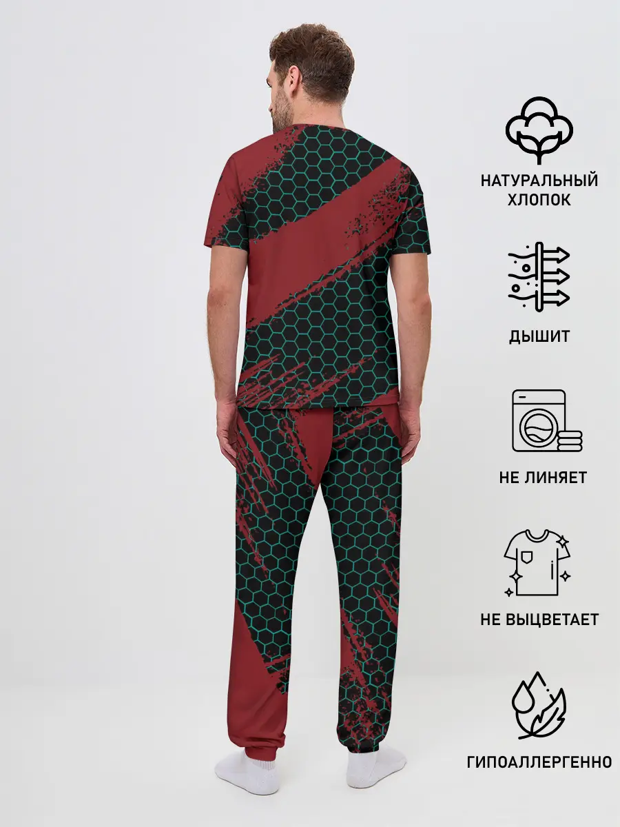 Мужская пижама с брюками / Liverpool: Мохамед Салах.