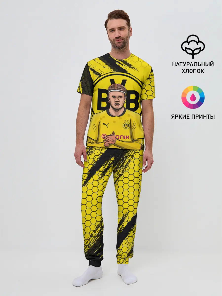 Мужская пижама с брюками / ЭРЛИНГ ХОЛАНД / ERLING HAALAND