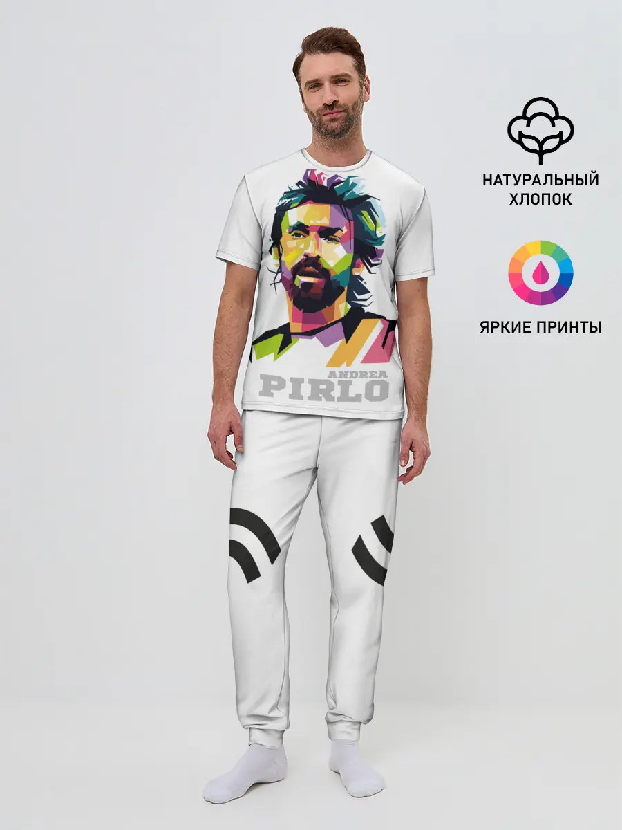 Мужская пижама с брюками / Андреа Пирло