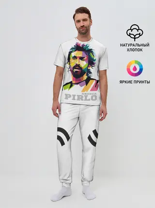 Мужская пижама с брюками / Андреа Пирло