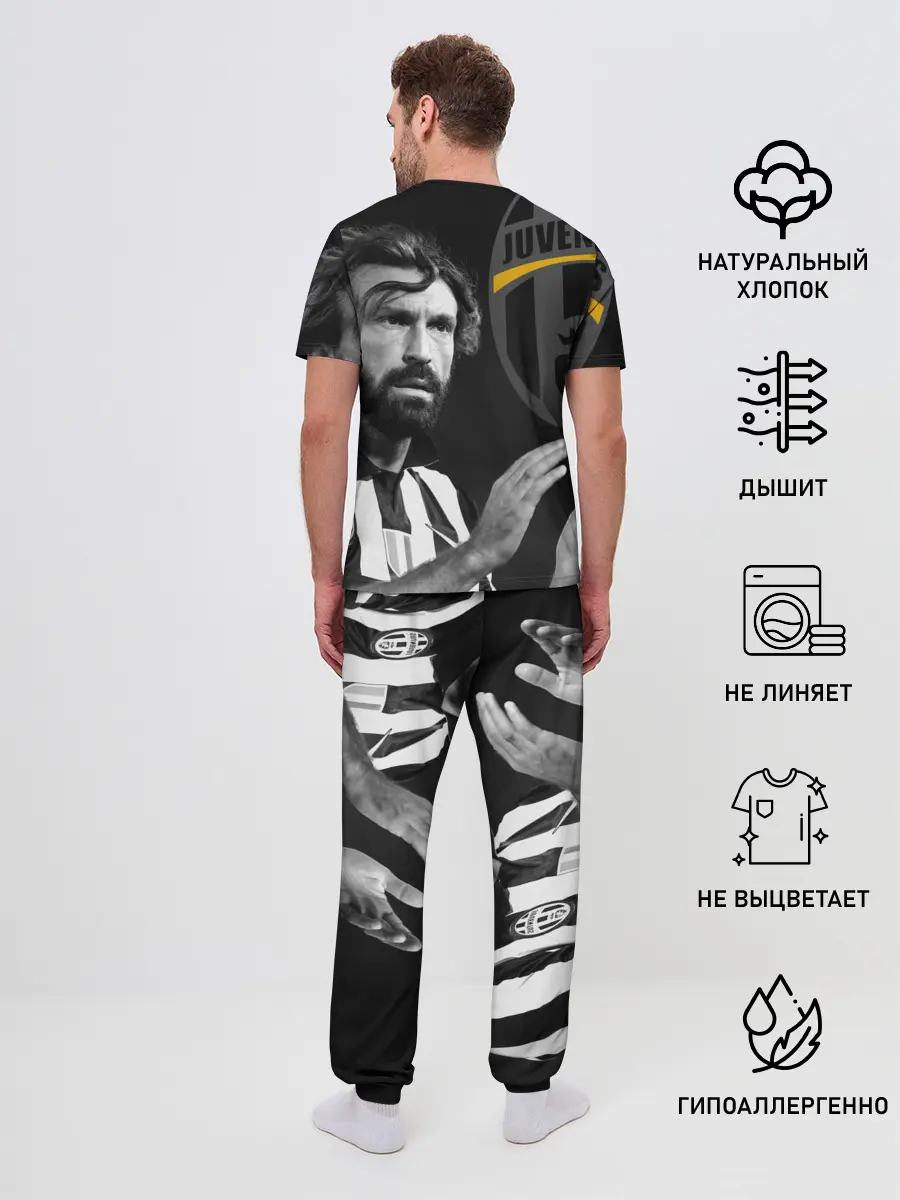 Мужская пижама с брюками / Андреа Пирло