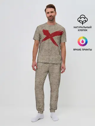 Мужская пижама с брюками / Red Cross