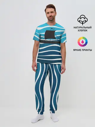 Мужская пижама с брюками / Корабль
