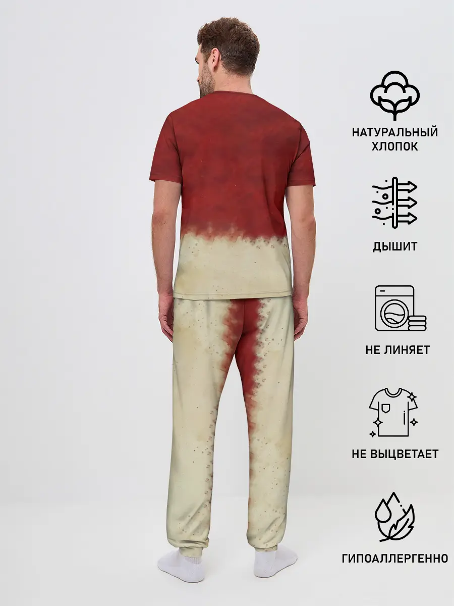 Мужская пижама с брюками / Аста с мечом Чёрный клевер