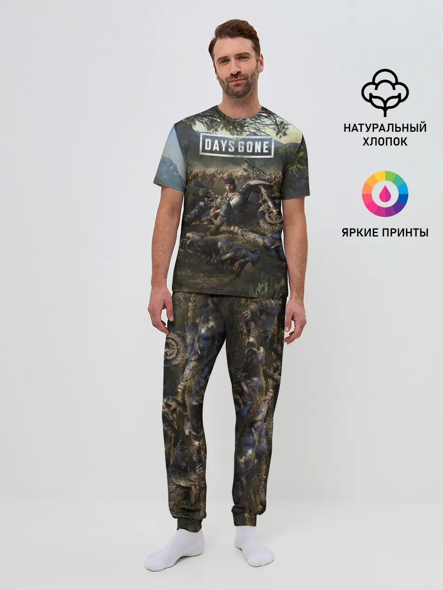 Мужская пижама с брюками / Days gone Дикон и толпа фриков