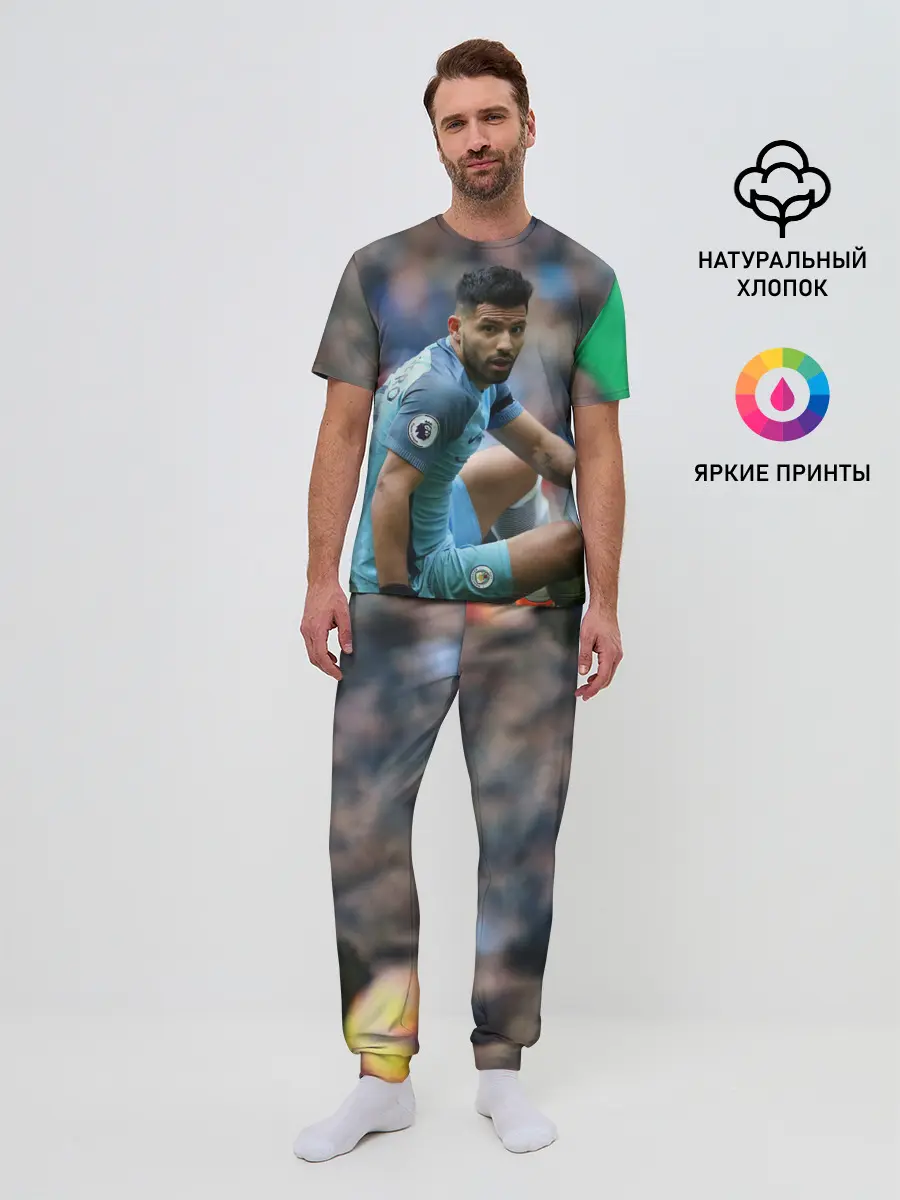 Мужская пижама с брюками / Серхио Агуэро