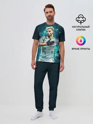 Мужская пижама с брюками / Серхио Агуэро