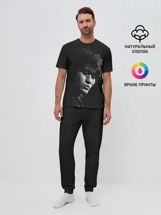 Мужская пижама с брюками / Tsoy BW