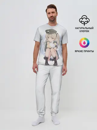 Мужская пижама с брюками / Girls und Panzer