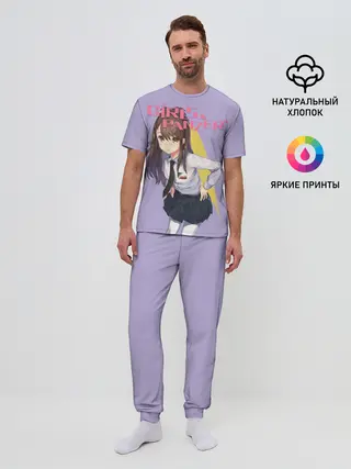Мужская пижама с брюками / Девушки и Танки