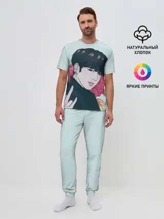 Мужская пижама с брюками / Мин Юнги