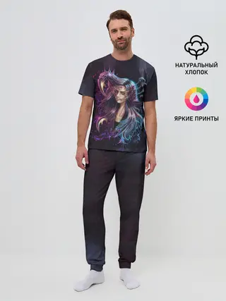 Мужская пижама с брюками / Reiko