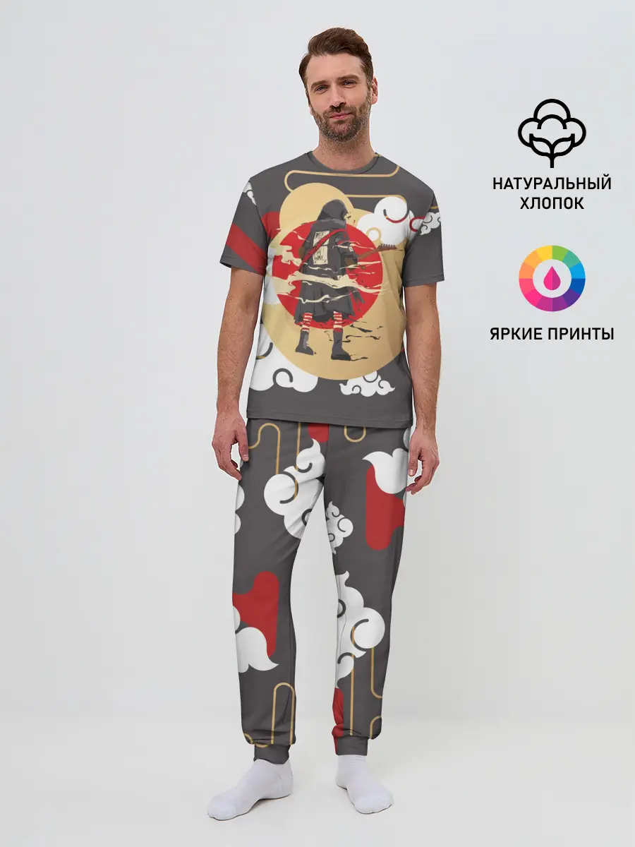 Мужская пижама с брюками / Ниндзя. Япония