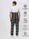 Мужская пижама с брюками / Juventus | Tee Black and White