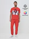Мужская пижама с брюками / Suga Red